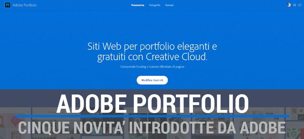 ADOBE PORTFOLIO SI AGGIORNA!