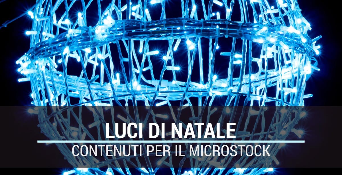 Illuminazioni natalizie per contenuti microstock